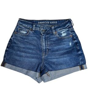 American Eagle Outfitters Women's Blue Denim Shorts Size 00